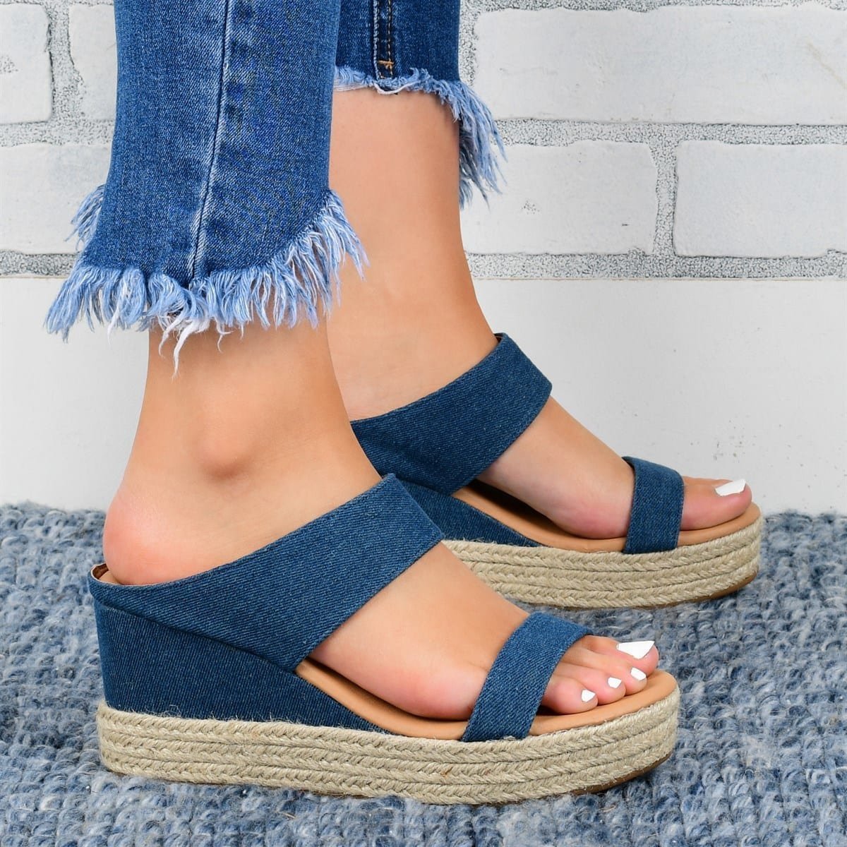Boho Chic Espadrille Wedgesandalen