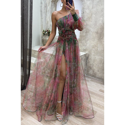 Robe de soirée élégante en tulle