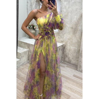 Robe de soirée élégante en tulle